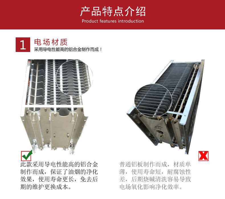 工业油雾收集器装置紧固件冷镦机热处理cnc机床静电式油烟净化器示例图9