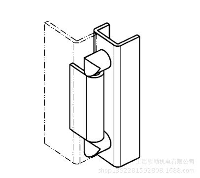 供应EMKA铰链（1035-U2）工业铰链示例图1