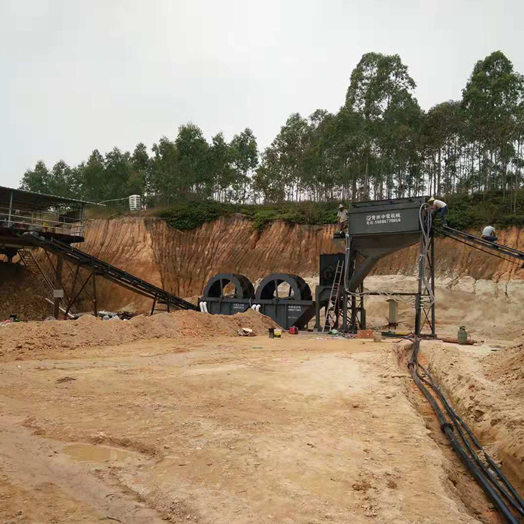 厂家直销轮式洗沙设备 青州轮式洗沙设备 半逆流槽轮式洗沙机