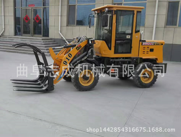 ZL910型工程装载机 全新一吨单缸农用小铲车 养殖专用抓草机志成示例图10