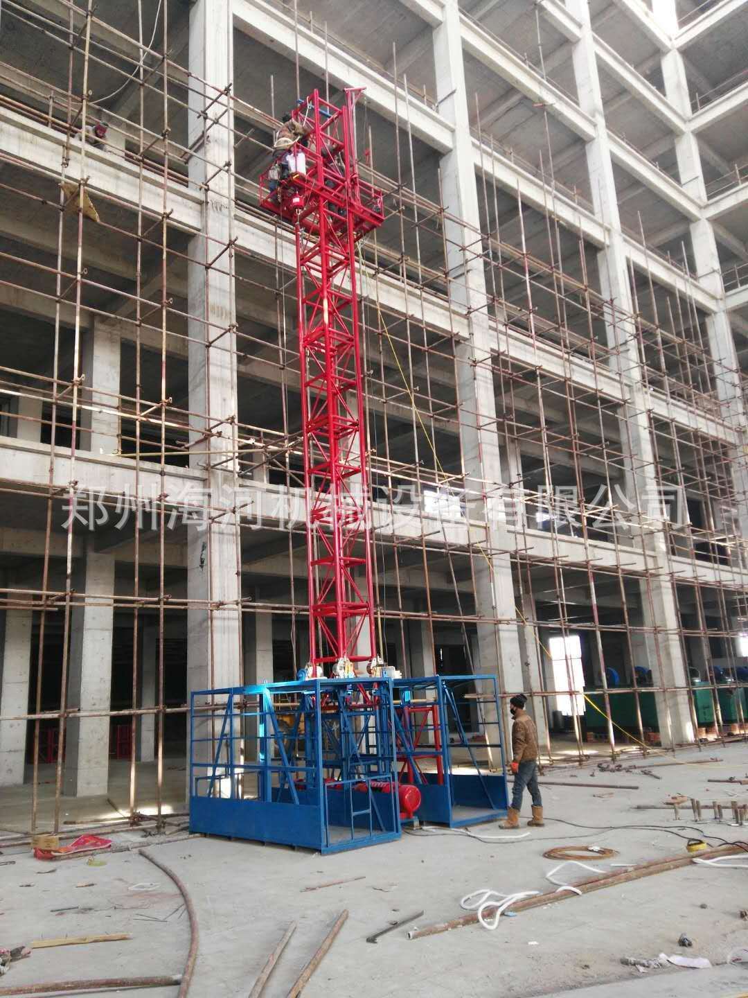 SS工程建筑施工升降机 双吊篮垂直提货机 江西湖南云南工地采购示例图3