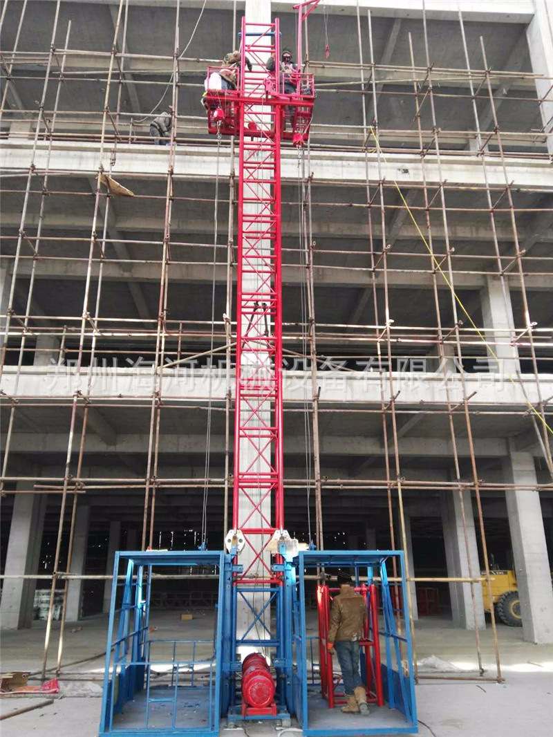 SS工程建筑施工升降机 双吊篮垂直提货机 江西湖南云南工地采购示例图11