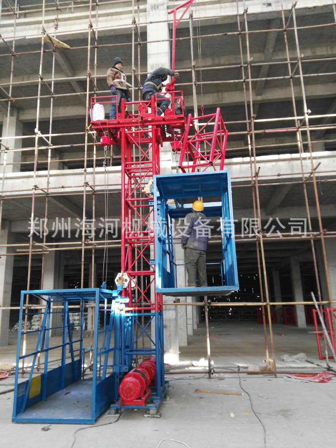 SS工程建筑施工升降机 双吊篮垂直提货机 江西湖南云南工地采购示例图4