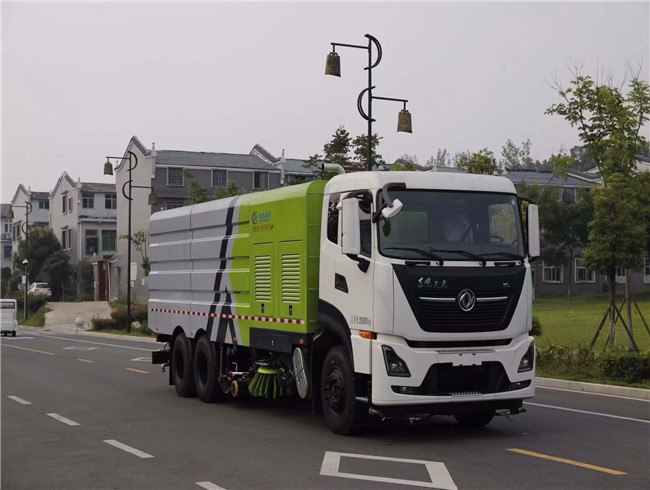 扫路车 清扫车清扫车 洗扫车 吸尘车 程力8吨真空吸式扫地车安全设计