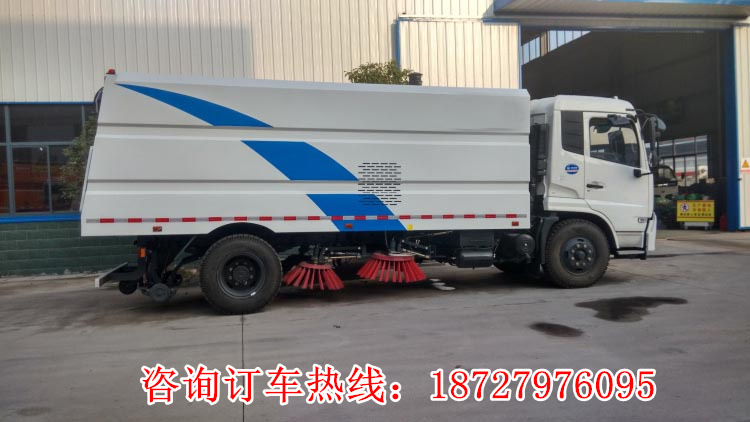 环卫道路大型路面清扫车｜东风天锦扫路车｜10立方扫路车清扫车示例图4