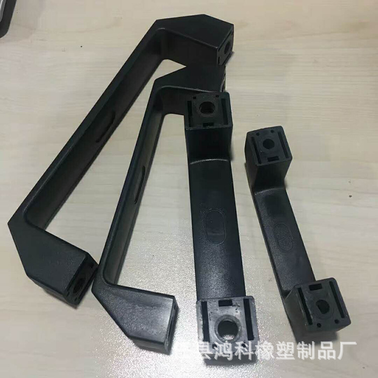 尼龙黑色方拉手/工业塑料把手/电箱拉手/柜门拉手 垃圾箱拉手示例图6