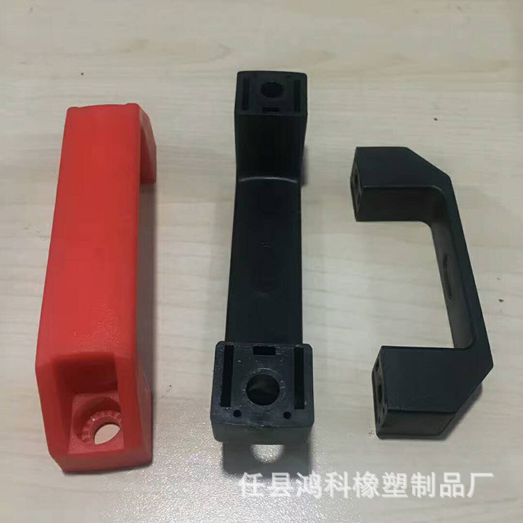 尼龙黑色方拉手/工业塑料把手/电箱拉手/柜门拉手 垃圾箱拉手示例图5