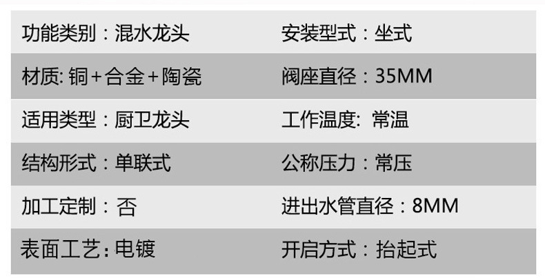 厂家直销全铜台上盆龙头厕所冷热水面盆脸盆欧式厨房卫生间水龙头示例图7