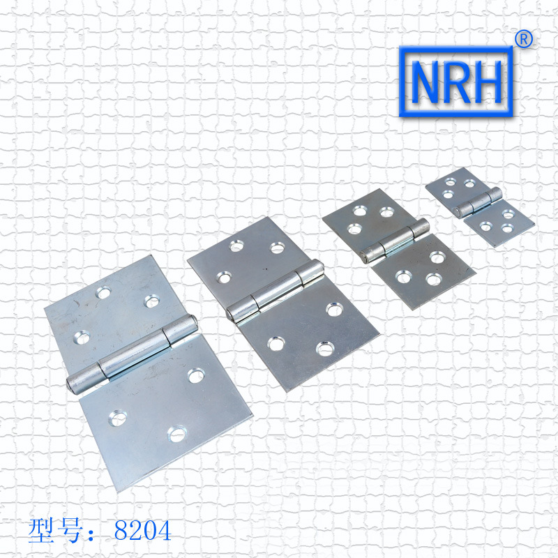 NRH/纳汇通用箱包五金平开合页 工业机械轴承合页 木箱铁镀锌合页示例图1