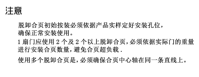 304不锈钢脱卸合页机械柜门脱卸铰链工业合页活动工具箱脱卸合页示例图16