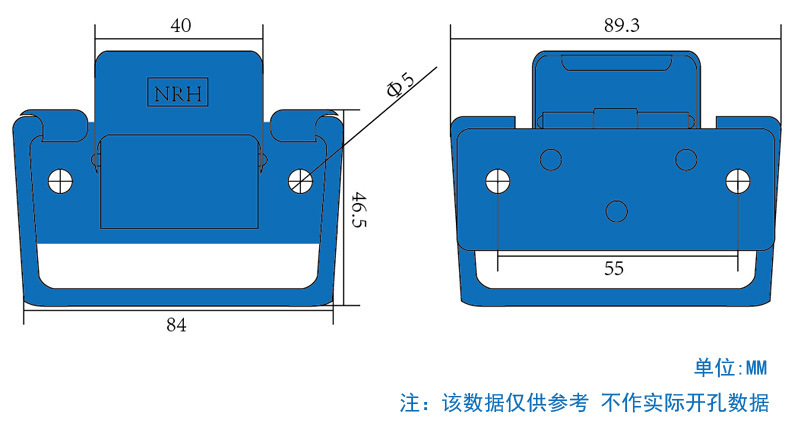 医疗专用搭扣手术细茵盒拉手扣手术工具盒锁扣304医疗消毒盒锁扣示例图2