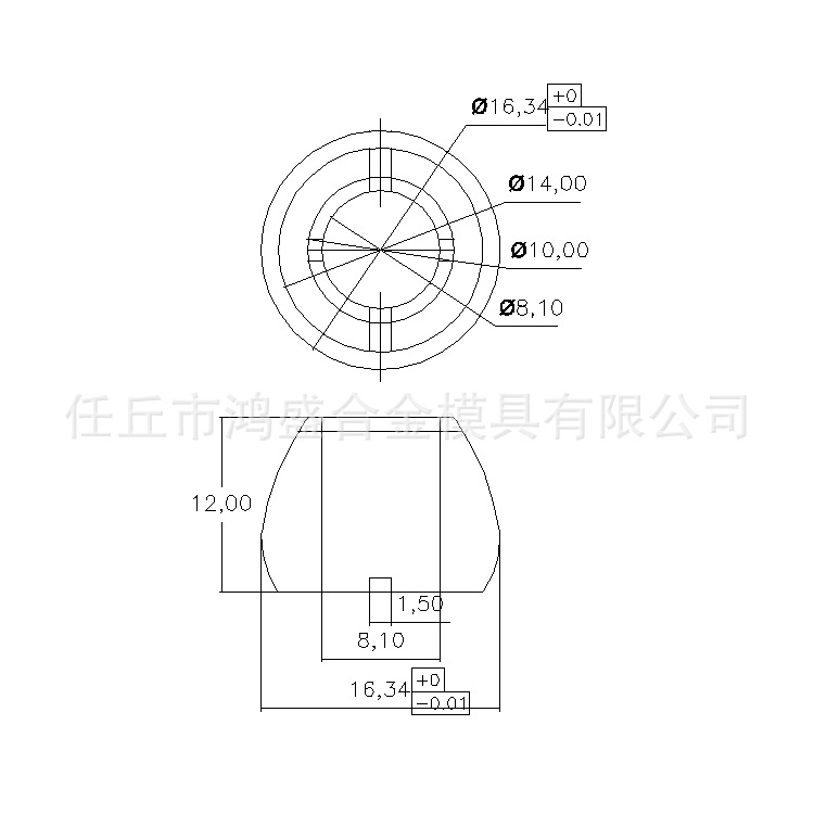 钨钢加工定做钨钢非标产品轴套密封环 奇异形来图定做硬质合金示例图9