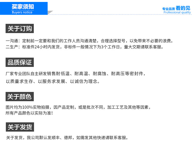 厂家直销安全阀密封圈 安全阀橡胶密封耐高温o型圈密封件配件示例图23