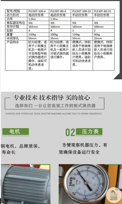 换热器扳手SXSDT-100-4拆装板式换热器1拖4益工黑龙江吉林换热器液压拆装器可依赖的