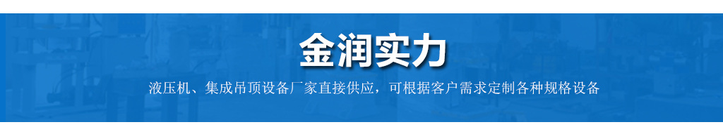 金润厂家直销 三维扣板油压机一次成型扣板机 铝扣板成型机示例图16