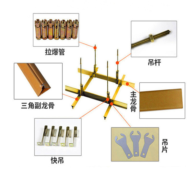 集成吊顶600<i></i>x600铝扣板天花板办公室工程板厂房微孔全套材料模块示例图14