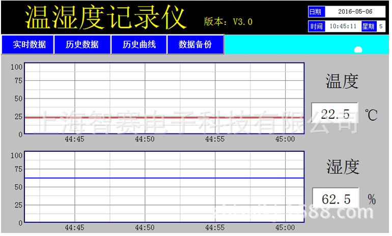 RS485温湿度变送器 modbus传感器 PLC 工业级 高精度 温湿度监测示例图7