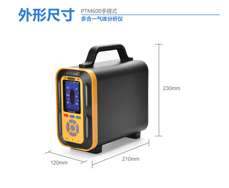 逸云天PTM600-SF6手提泵吸式六氟化硫浓度含量检测分析仪记录仪示例图6