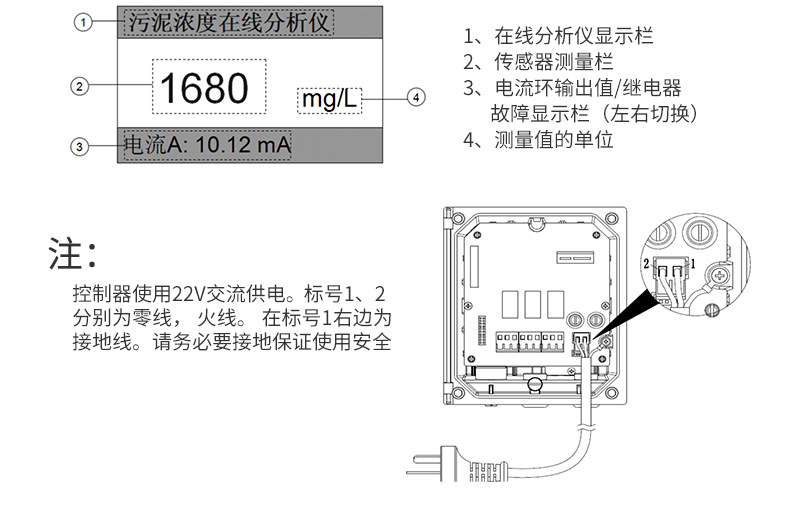 在线浊度仪 泳池悬浮物浓度测试仪 污泥纸浆在线浊度检测仪示例图20