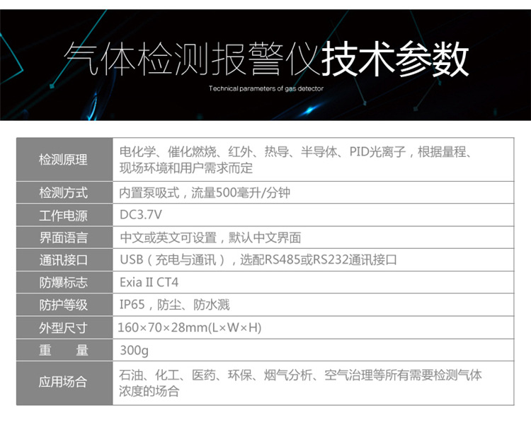 泵吸式氩气纯度测试仪MS400氦气泄漏报警仪氙气浓度检测仪记录仪示例图4