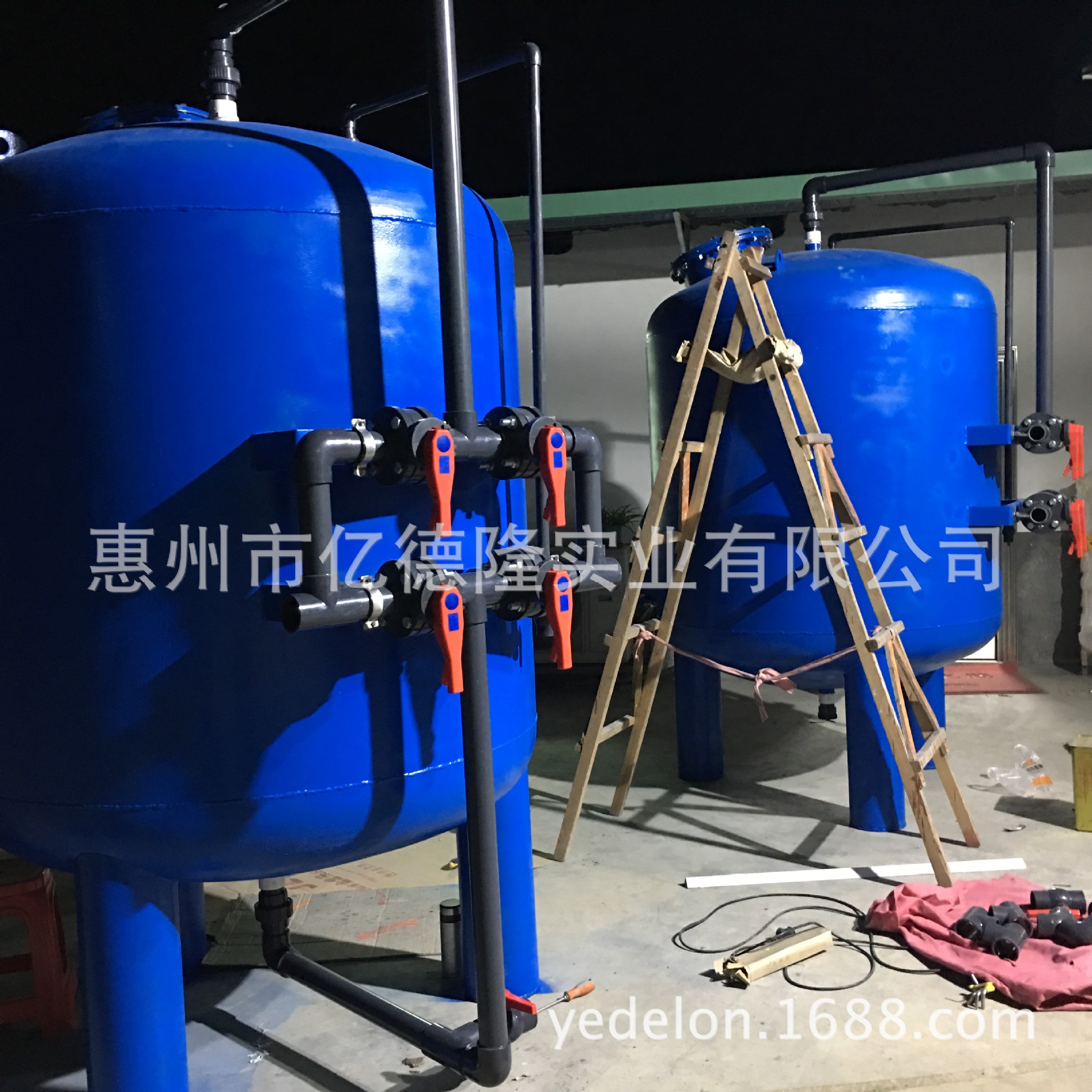 长沙石英砂过滤器 株洲污水过滤器 长宁河水过滤器 带手动球阀示例图6