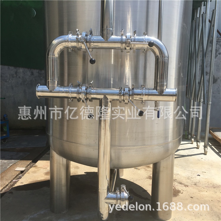 长沙石英砂过滤器 株洲污水过滤器 长宁河水过滤器 带手动球阀示例图2