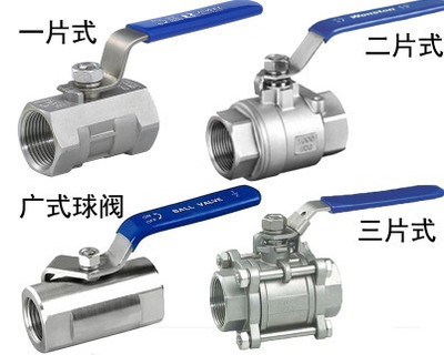304不锈钢球阀 广式 一片式 二片式 三片式球阀 螺纹球阀丝扣球阀示例图4