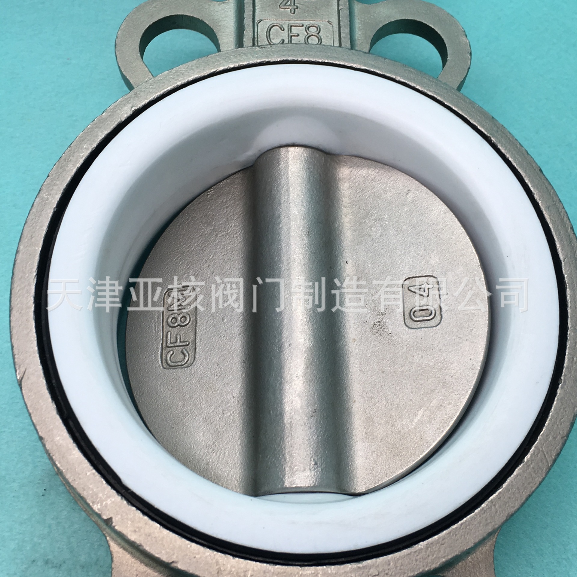 全不锈钢手柄四氟蝶阀D71F4-10/16P手动不锈钢304/316/316L保材质示例图12