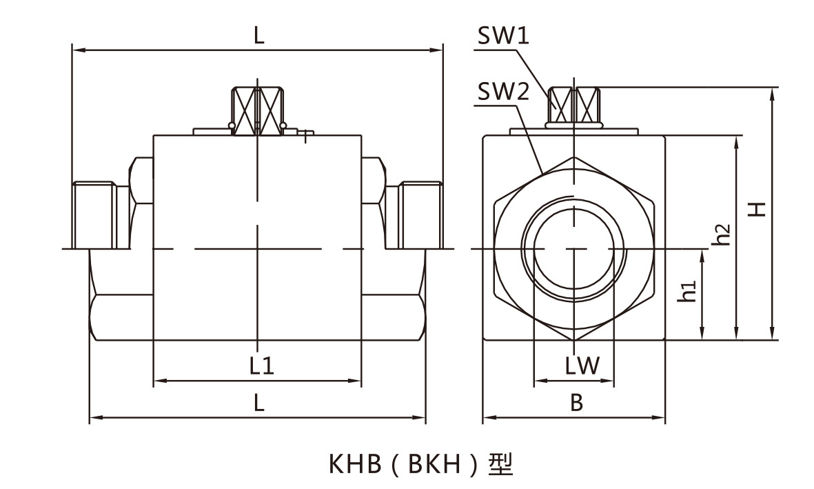 厂家（Bolev）直供液压元件：高压球阀-KHB(BKH)、KHM(MKH)示例图4