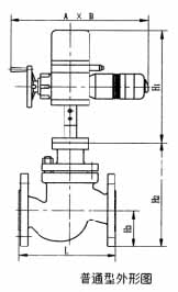 科特电动调节阀ZAZPE-16示例图1