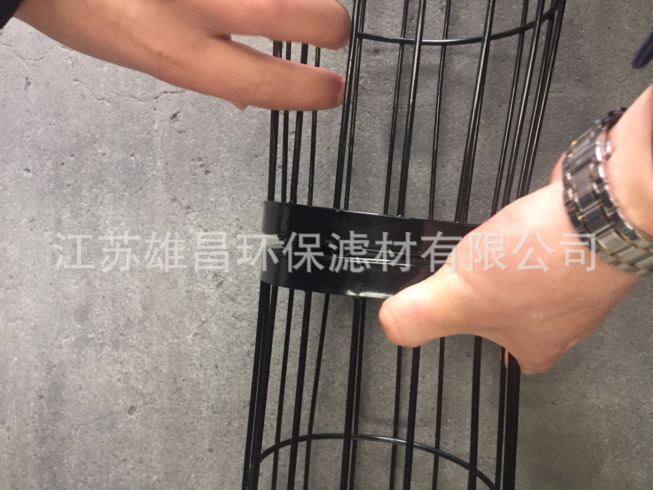 工业除尘器骨架 除尘布袋镀锌骨架 耐高温耐腐蚀有机硅龙骨框架示例图7