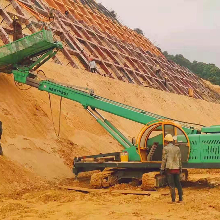 升降滑道深基坑锚固钻机 新款小型履带液压旋挖钻机 翔云 山坡锚固钻机 大量供应