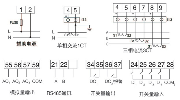 安科瑞三相交流数显电流表PZ96-AI3 智能仪表 厂家直销示例图11