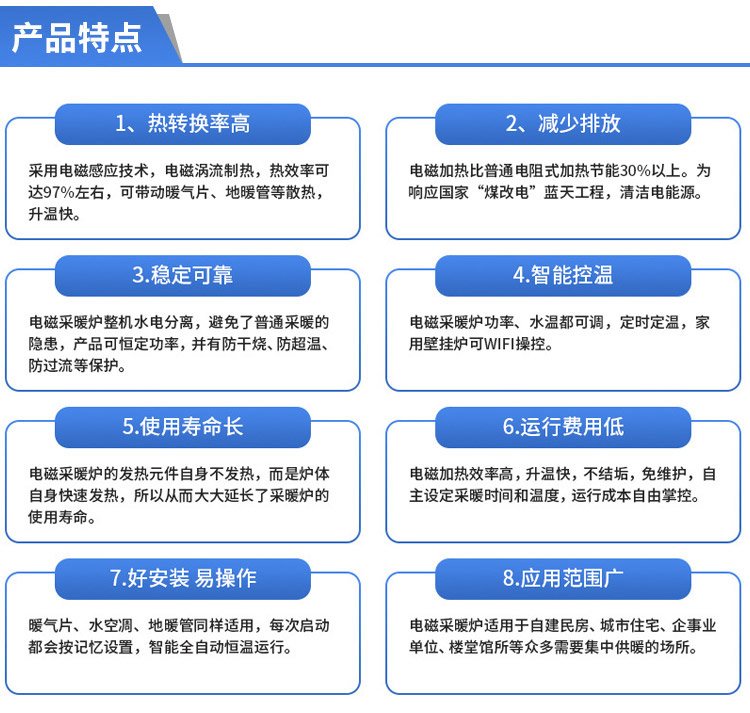 半导体电取暖炉 电磁锅炉 常压电取暖炉 林成示例图5