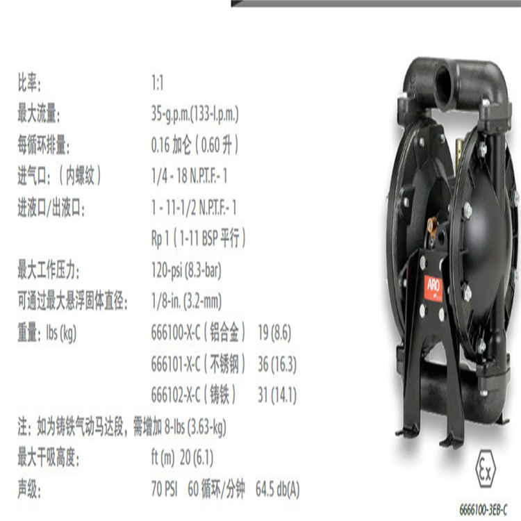 气动隔膜泵QBY-10油漆胶水隔膜泵 益工辽宁内蒙古矿用隔膜泵