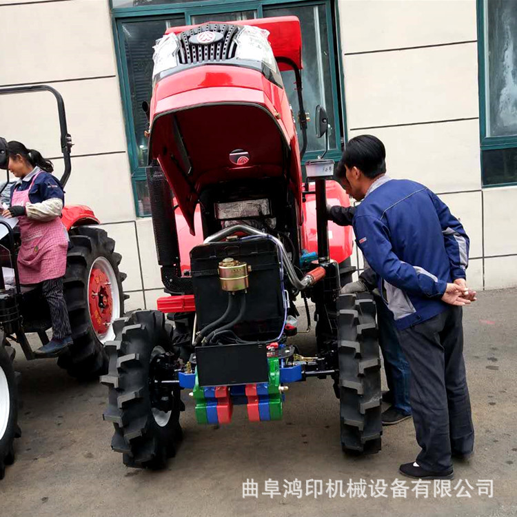 水旱地通用四轮拖拉机大马力多缸四驱动力拖拉机大型四轮农耕机示例图11