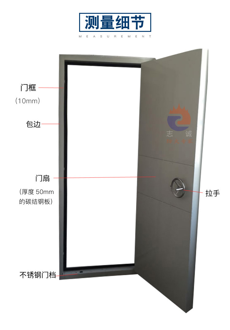 济南防爆门抗爆门供应 厂家直销 资质齐全 专业定制 质优价廉示例图6