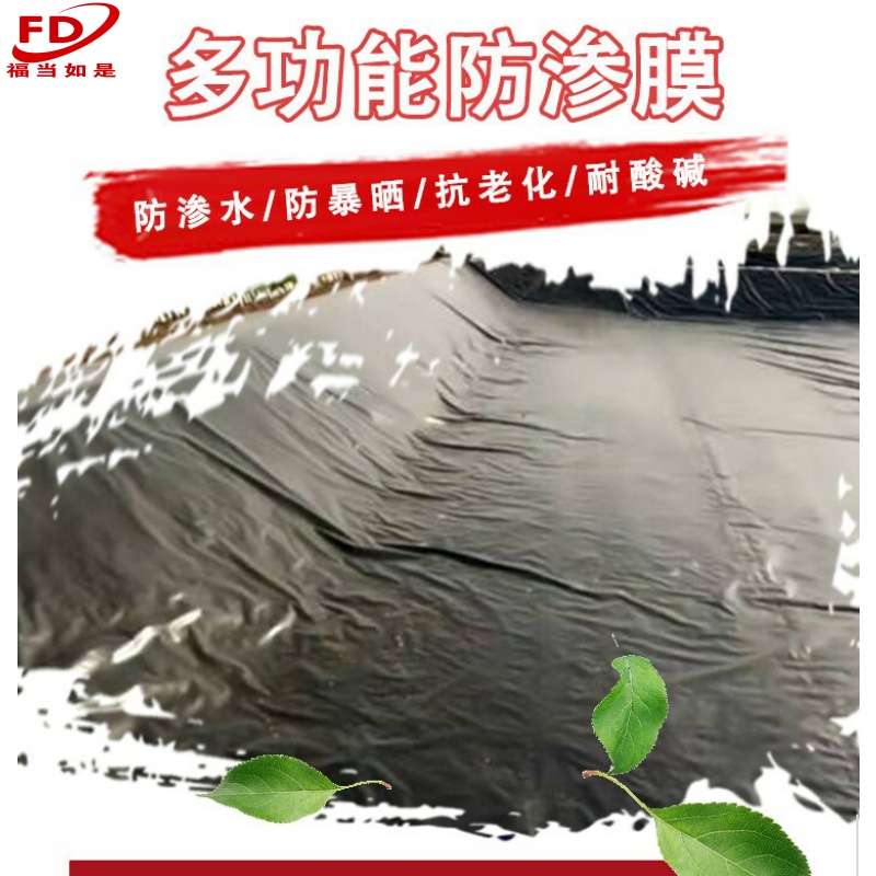 HDPE土工膜水库防水防渗专用加厚黑色塑料薄膜启轩厂家直销水库防水防渗专用