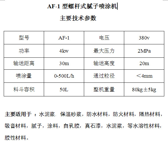 供应水泥砂浆喷涂机 乳胶喷射机 腻子喷涂机奥发机械直销示例图3