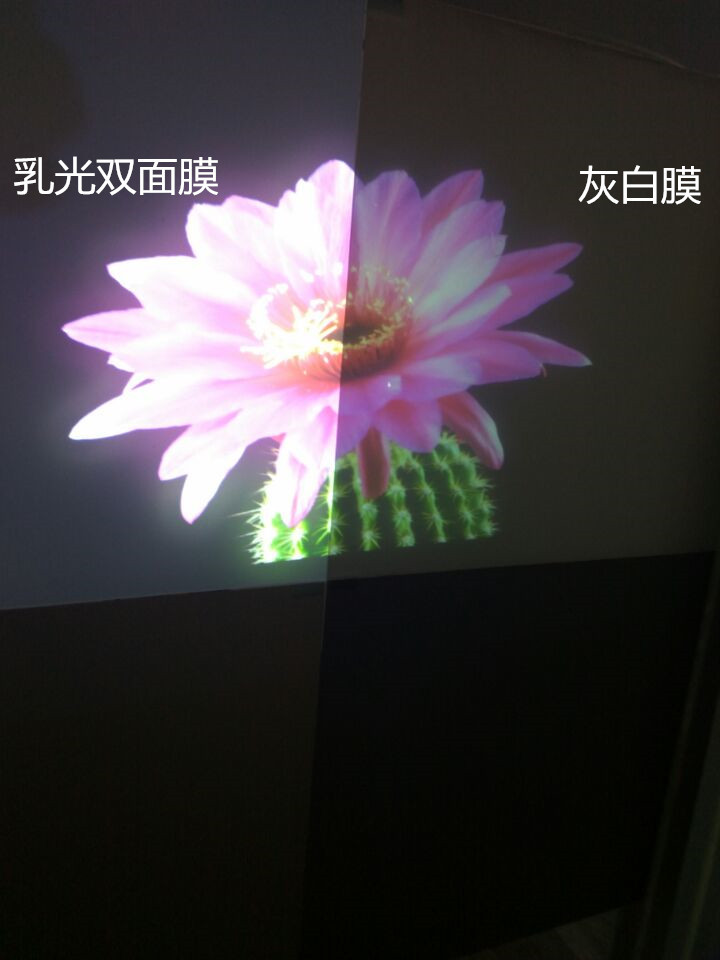 进口全息投影3D全息膜透明投影膜背投膜正投膜高清膜示例图3