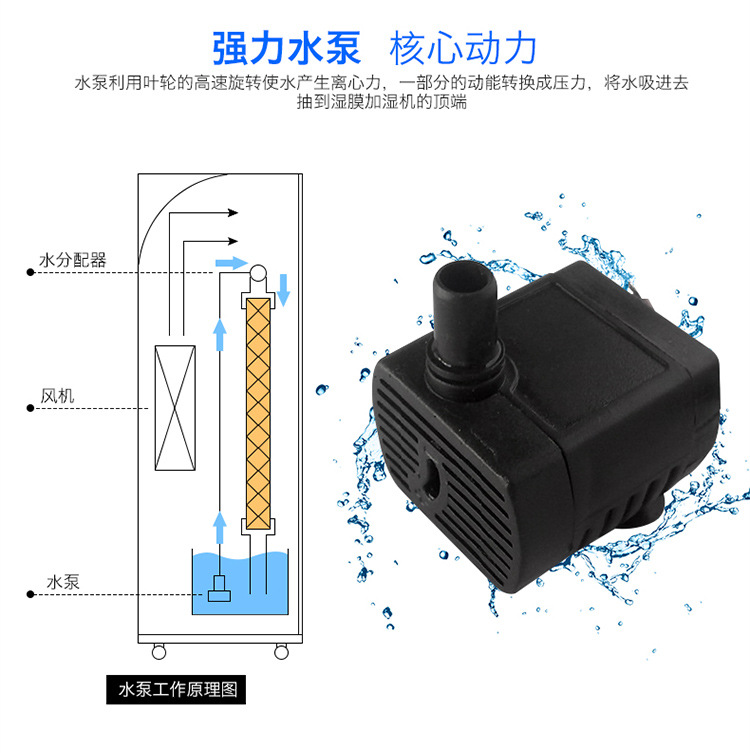 川泰湿膜加湿机电子车间防静电工业加湿器 CJ-3S示例图16