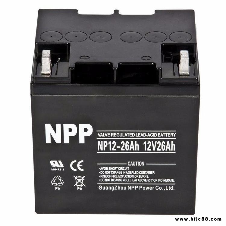 耐普NP12-7Ah NPP耐普12V7AH蓄电池机房配套 UPS EPS应急电源配套