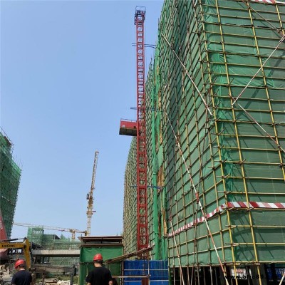 根发厂家 供应河北衡水工地SS1T/1T建筑施工物料提升机 供应湖南湖北河北广西 山东一柱两吊工地货梯 单柱双笼升降机