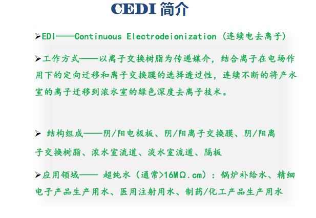 西门子EDI膜块坎普尔EDI膜堆纯化水膜块国产小型超纯水edi模块示例图6