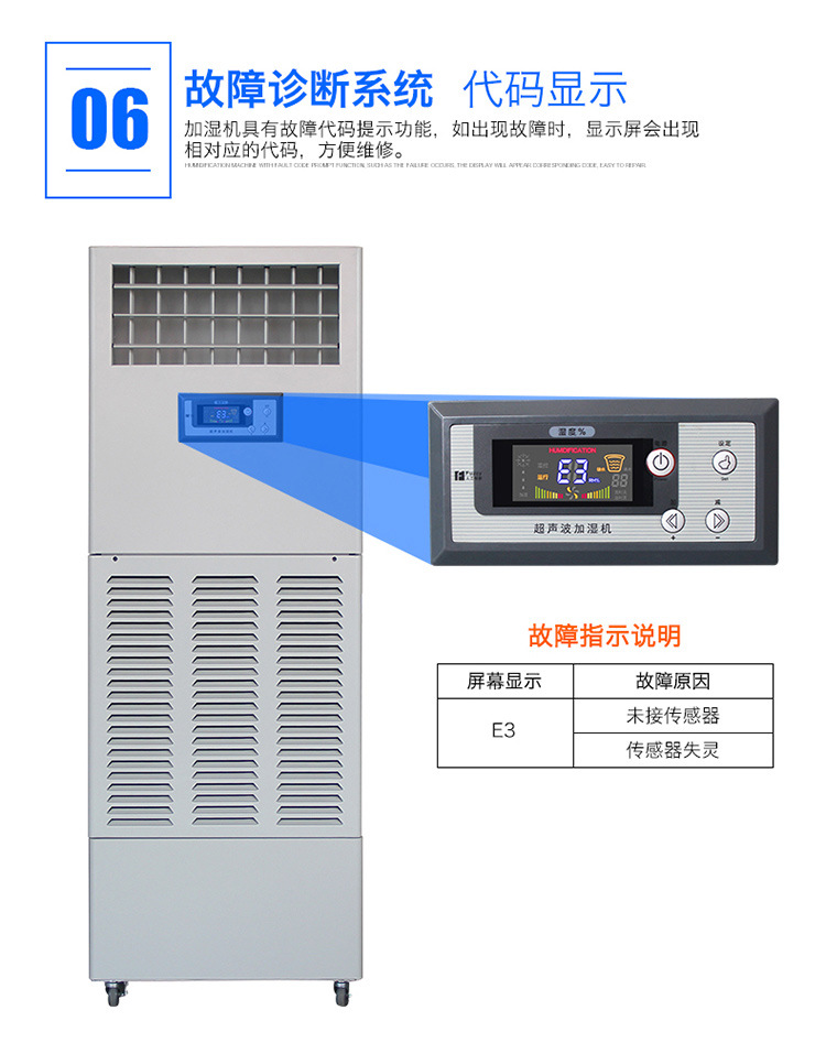 川泰CJ-6S湿膜加湿机、工业加湿器示例图12