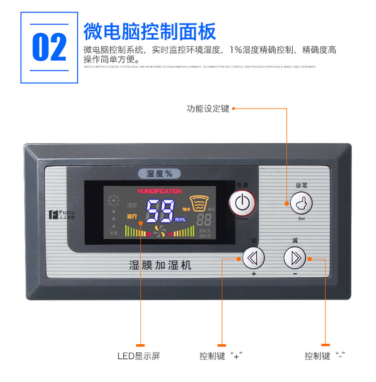 川泰CJ-6S湿膜加湿机、工业加湿器示例图8