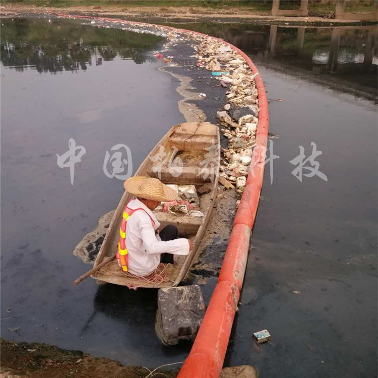 河道拦污格栅浮筒 300*800水面拦污滚筒价格示例图1