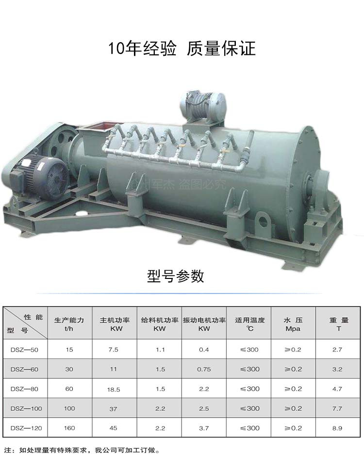 厂家直销 单轴粉尘搅拌机 粉尘加湿机粉煤灰粉尘加湿机石灰消化器示例图1