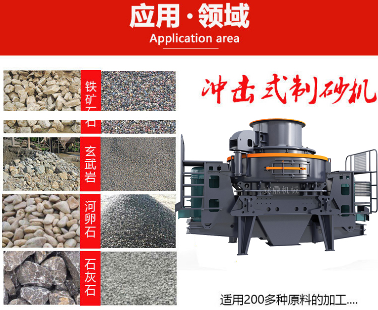 冲击式细碎制砂机  高产硬石打沙机 砂石骨料冲击式制砂设备  直通式冲击破碎机示例图10