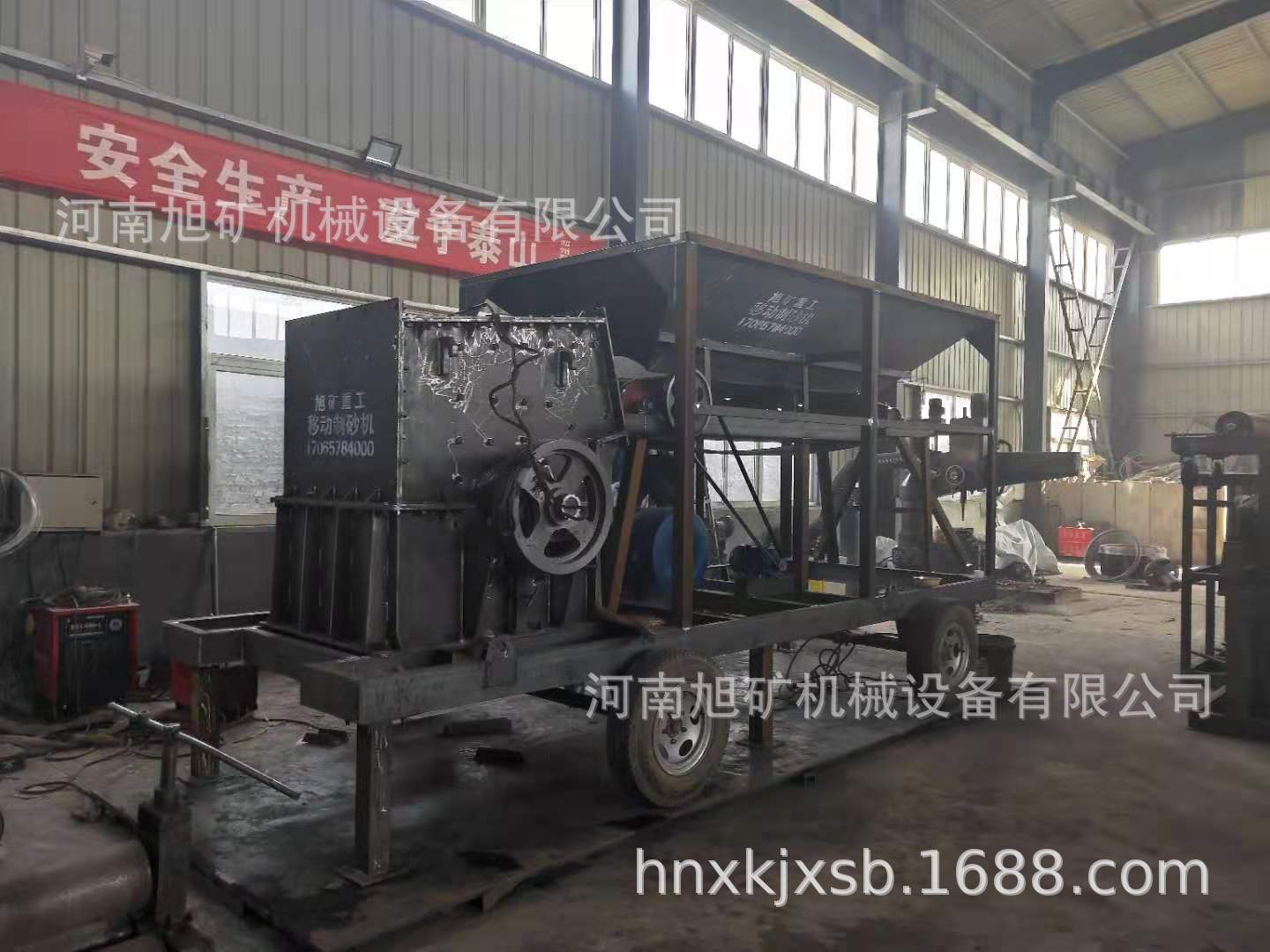 移动破碎站 车载式建筑垃圾破碎车 箱式破碎机 移动便捷 维修方便示例图9